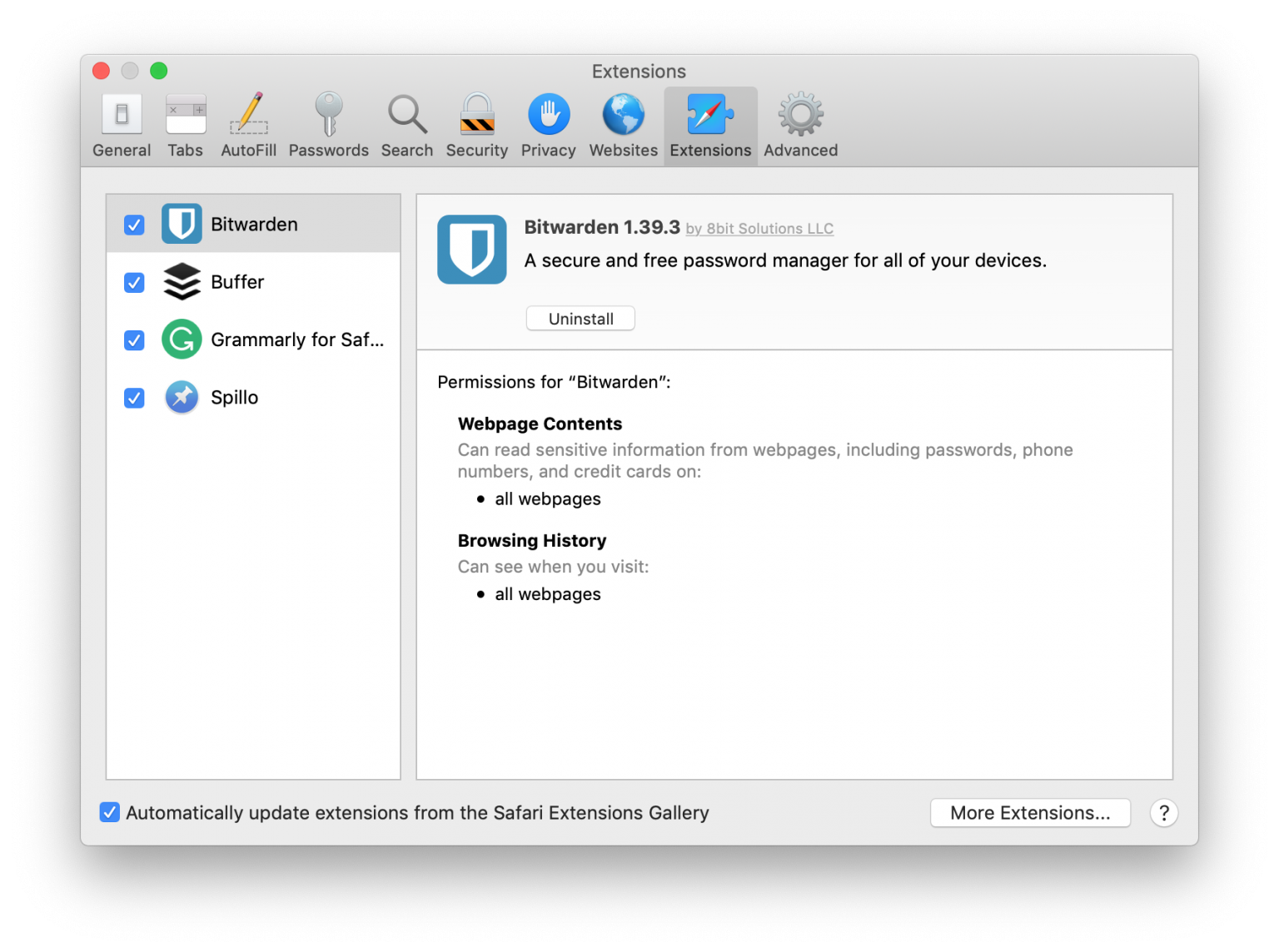 safari bitwarden plugin safari bitwarden plugin